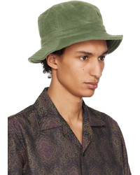 Needles Green Embroidered Bucket Hat