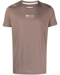 Alpha Industries Embroidered Logo Organic Cotton T Shirt