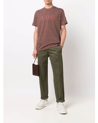 A.P.C. Embroidered Logo T Shirt