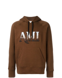 AMI Alexandre Mattiussi Hooded Sweatshirt Ami Embroidery