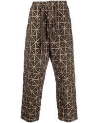 KAPITAL Embroidered Wide Leg Jeans