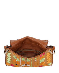 Etro Embroidered Sequined Leather Bag