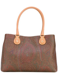 Etro Paisley Embroidered Tote