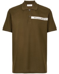 Alexander McQueen Logo Tape Polo Shirt