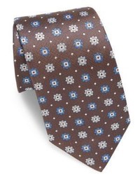 Eton Floral Embroidered Silk Tie