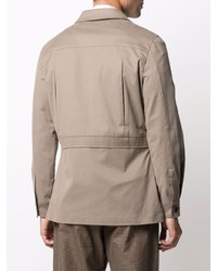 Dell'oglio Single Breasted Patch Pocket Jacket