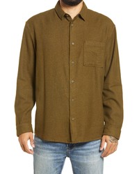 BP. Solid Flannel Button Up Shirt