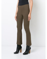 Dusan Fitted Cropped Flared Trousers