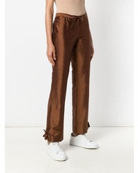 Romeo Gigli Vintage Knot Detailing Bootcut Trousers