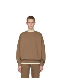 Brown Fleece Sweatshirt