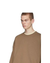 Essentials Tan Fleece Sweatshirt