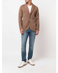 Lardini Fine Knit Single Breasted Blazer