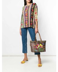 Etro Floral Print Tote Bag