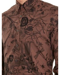 Gucci Floral Print Slim Fit Shirt