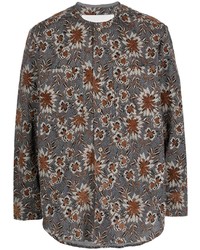 Andersson Bell Forest Embroidered Collarless Shirt