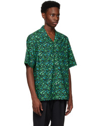 Paul Smith Green Twilight Floral Shirt