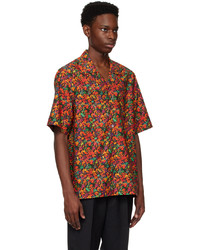 Paul Smith Red Twilight Floral Shirt