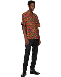 Paul Smith Red Twilight Floral Shirt