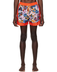 Paul Smith Red Floral Swim Shorts