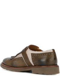 Doucal's Fringed Buckle Loafers