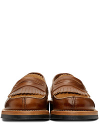 Our Legacy Leather Calf Hair Cloudy Loafers