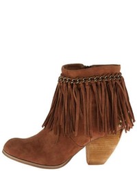 Not Rated Chain Linked Fringe Bootie