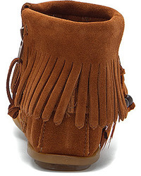Minnetonka Concho Feather Side Zip Boot