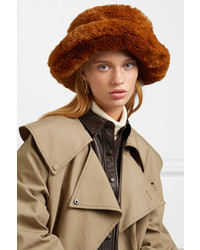 Emma Brewin Faux Fur Bucket Hat