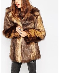 Asos Collection Vintage Faux Fur Coat