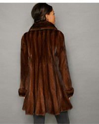 The Fur Vault Flared Mink Fur Coat