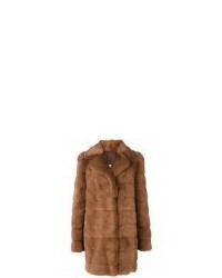 Yves Salomon Full Collar Mink Fur Coat