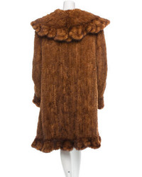 Knitted Mink Coat