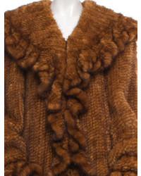 Knitted Mink Coat