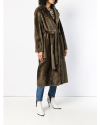Yves Salomon Lamb Fur Coat