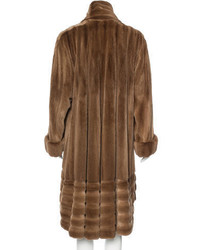 Giuliana Teso Sheared Mink Fur Coat