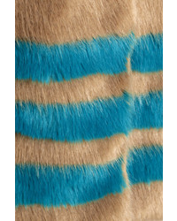 Wilma Shrimps Striped Faux Fur Coat