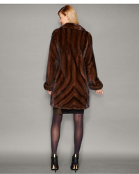 The Fur Vault Three Quarter Length Mink Fur Coat