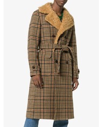 Gucci Checked Double Breasted Coat