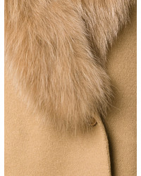 P.A.R.O.S.H. Fur Trim Coat