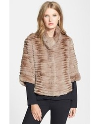 Dena Home Genuine Rabbit Fur Jacket