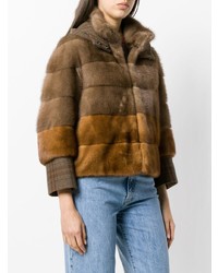 Blancha Hooded Fur Coat