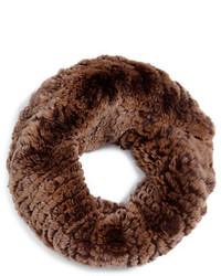 Saks Fifth Avenue Collection Sheared Rabbit Fur Infinity Scarf