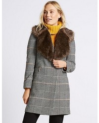 Marks and Spencer Faux Fur Collar Scarf