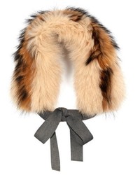 Weekend Max Mara Murge Fox And Racoon Fur Collar