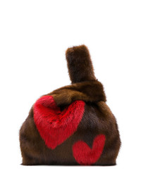 Simonetta Ravizza Furrissima Heart Tote Bag