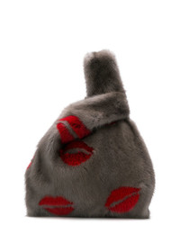 Simonetta Ravizza Furrissima Lip Tote Bag