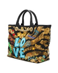 Dolce & Gabbana Patchwork Tote Bag