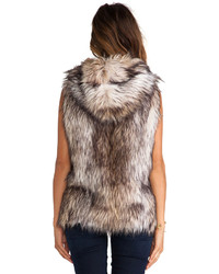 6 Shore Road Hopi Reversible Faux Fur Vest