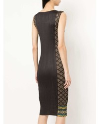 Issey Miyake Vintage Abstract Print Sleeveless Dress