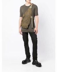 Boris Bidjan Saberi One Shoulder Detail Vest